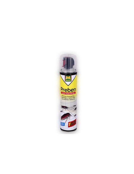 Laca insecticida Preben cucarachas spray 600ml***