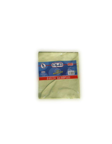 Bayeta microfibra fina verde Microplus ref.12672 ud.