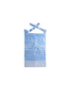 Babero desechable adulto 70x37 cm c/bolsillo (100 uds)
