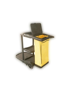 Carro limpieza BLACK 54x130x100 con tapa Ref. 4290  uds