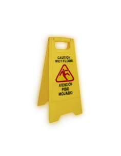 Señalización suelo mojado ud