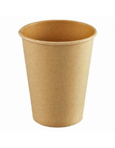 Vaso cartón Kraft 200ml 7oz VAPACA97 caja 1000 uds.