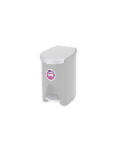 Papelera Plástico Blanca con Pedal 7 litros