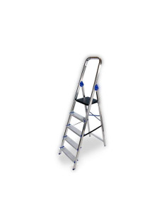Escalera Doméstica Aluminio K-Office 5 Peldaños ENE-131