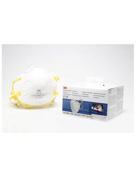 Mascarilla de protección FFP1 3M-8710E paquete 20 uds