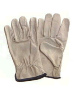 Guante Todo Piel Flor Natural Talla 10  Un Par