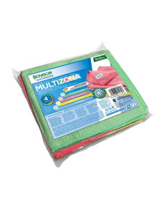Bayeta Microfibra Multiusos Colores 35x40 cm  Pack 4 uds