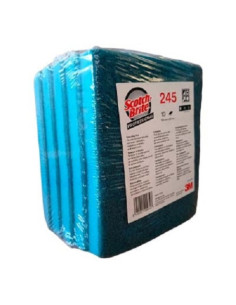 Estropajo no raya con esponja 9x15.5 cm 3M azul  Limpieza delicada