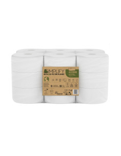 Papel higiénico industrial Pasta gofrado 422908 2capas 18 rollo