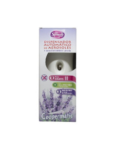 Dispensador ambientador SPLASH con pilas y spray Lavanda ud.