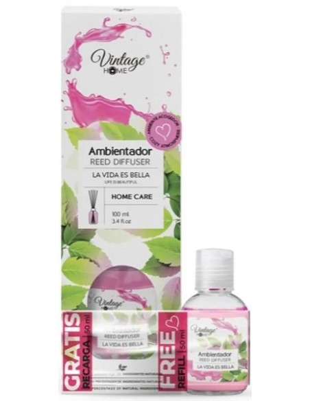 Ambientador Mikado Frutos Rojos  100ml + Recambio 50ml