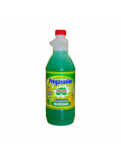 El Limpiador Fregasuelos Casablanca Aroma Manzana (1,6 L) garantiza una limpieza profunda y un brillo impecable en todo tipo de