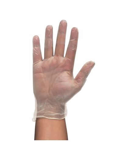 Guante Vinilo Sin Polvo Talla Mediana 100 uds  Protección y Confort