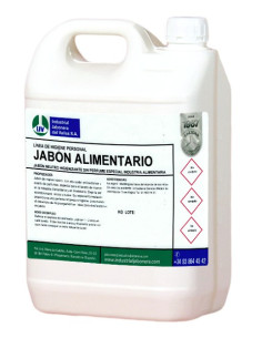 Jabón gel de manos Alimentario Bactericida 5 litros